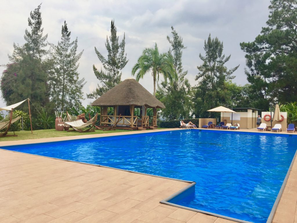 24 hours in Kigali should include a visit to the pool at Hotel de Milles Collines