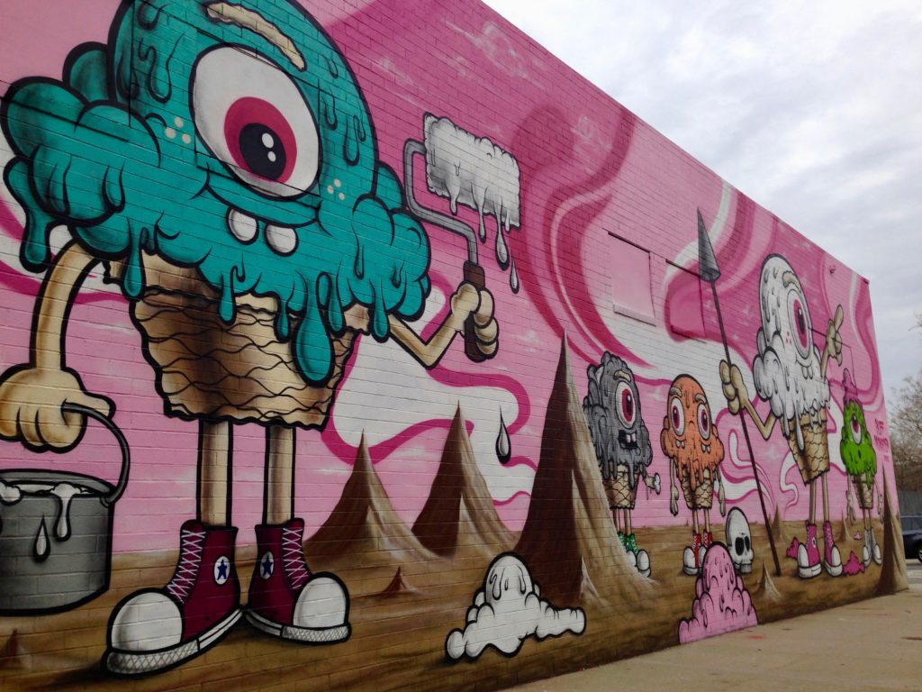 Graffiti wall in Williamsburg