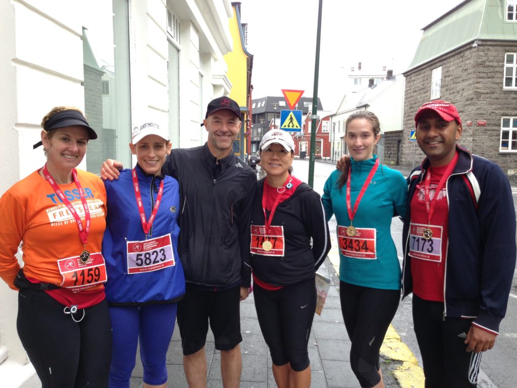 Healthy Holidays can include running a half marathon in Iceland
