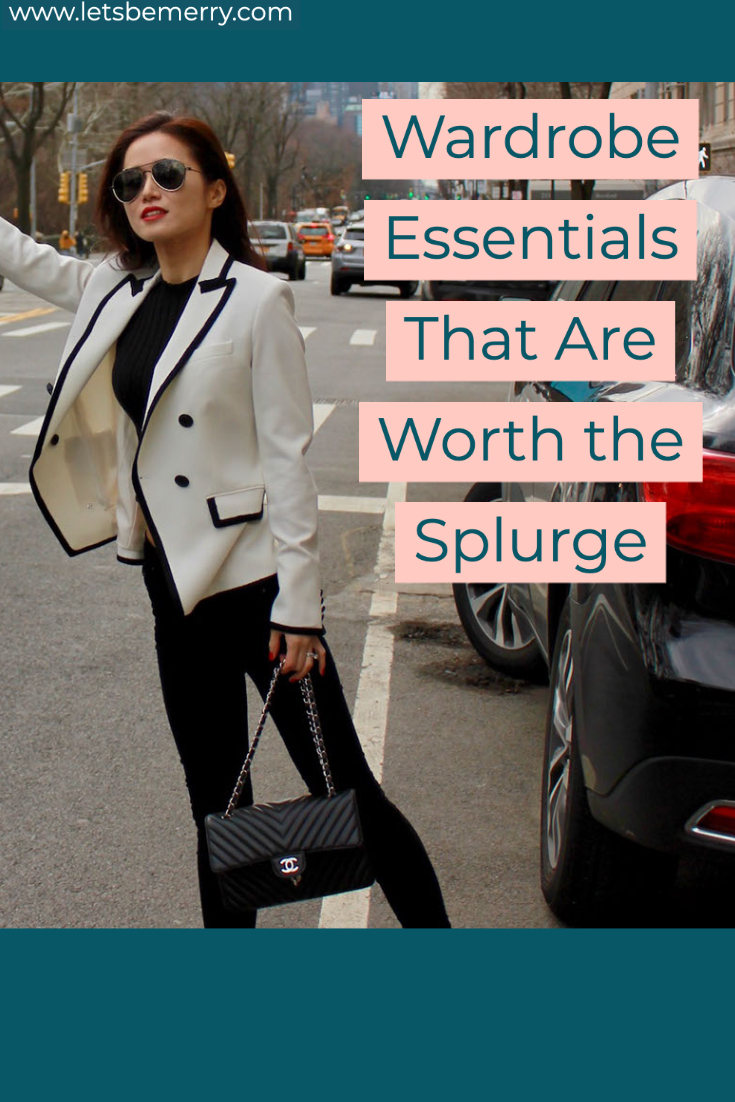 Why I Invest in Splurge-worthy Fashion Items - My life and My style