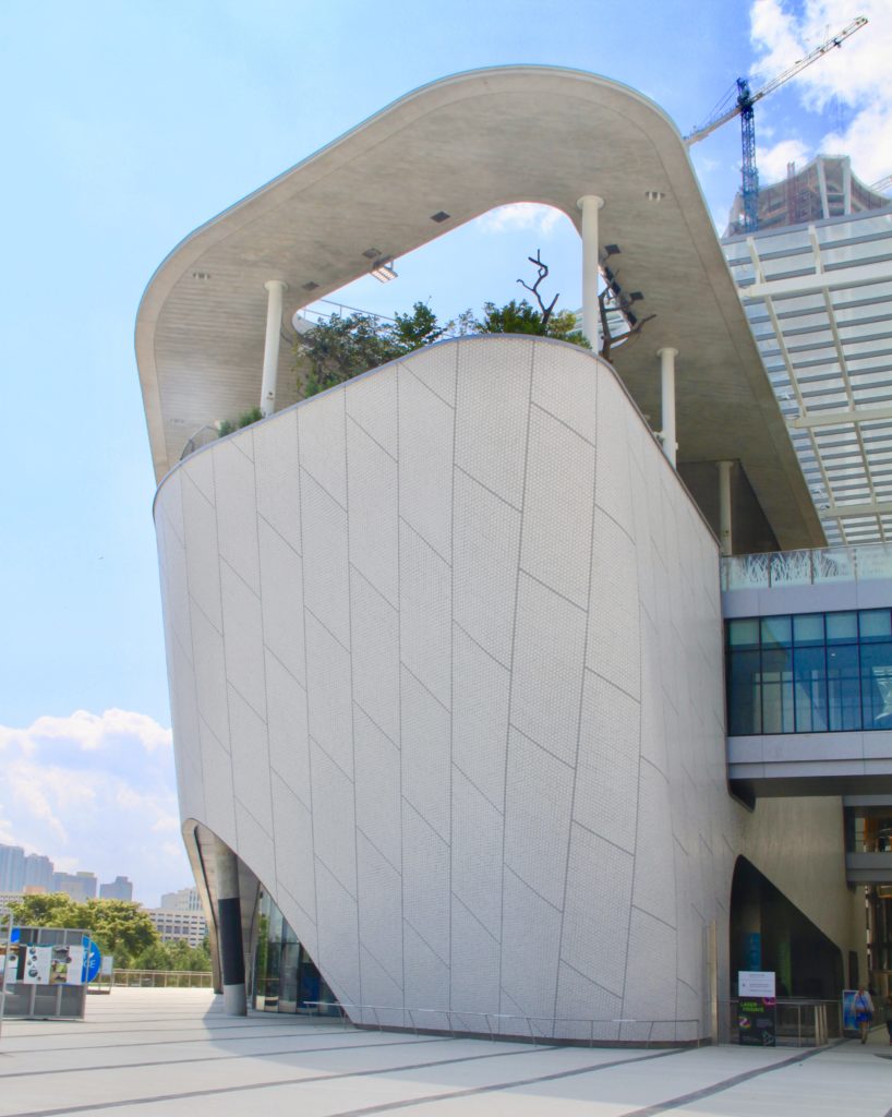 The entrance to the Frost Museum of Science in Downtown Miami