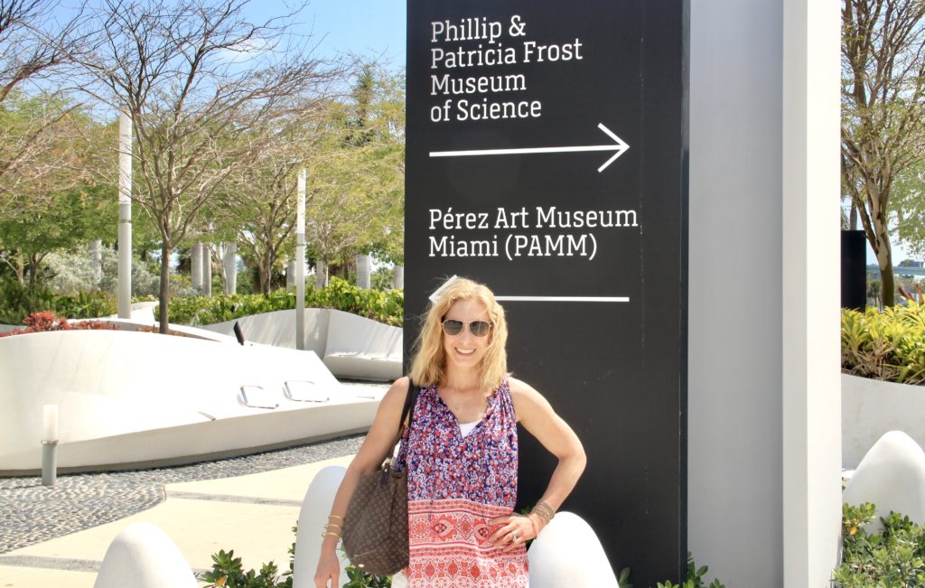 Merry Lerner at Museum Park, home to the Pérez and Frost Museums