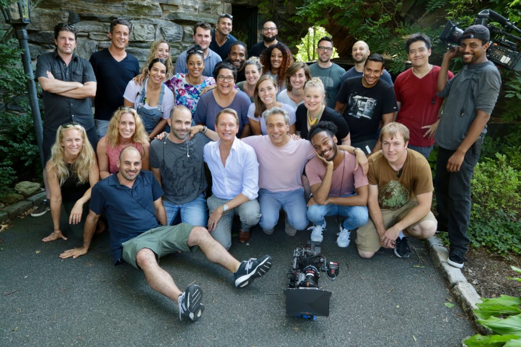 The cast and crew of a new home design show on Bravo