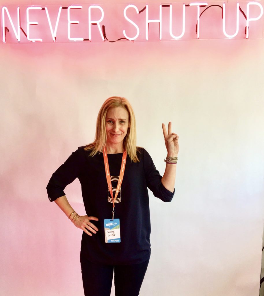 Merry Lerner at the 2018 Blogher Health Conference