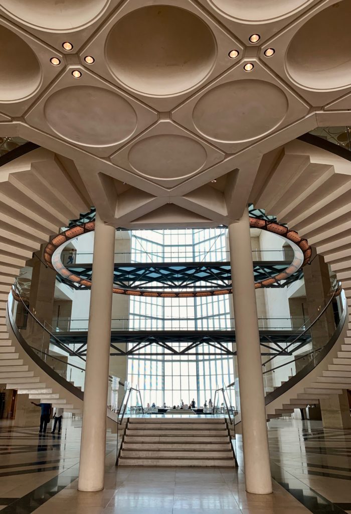 The-Interior-of-the-Museum-of-Islamic-Art-Designed-byp-I-M-pei