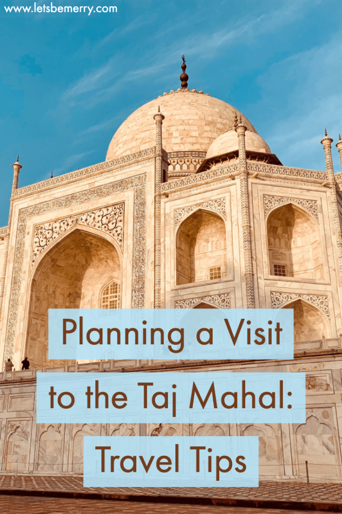 Golden-Triangle-India-Merry-posing-with-Taj-Mahal