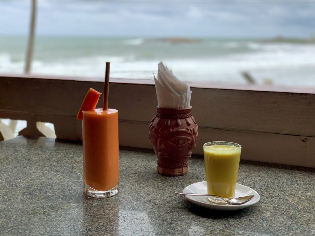 fruit-smoothies-at-fusion-cafe-kovalam-beach