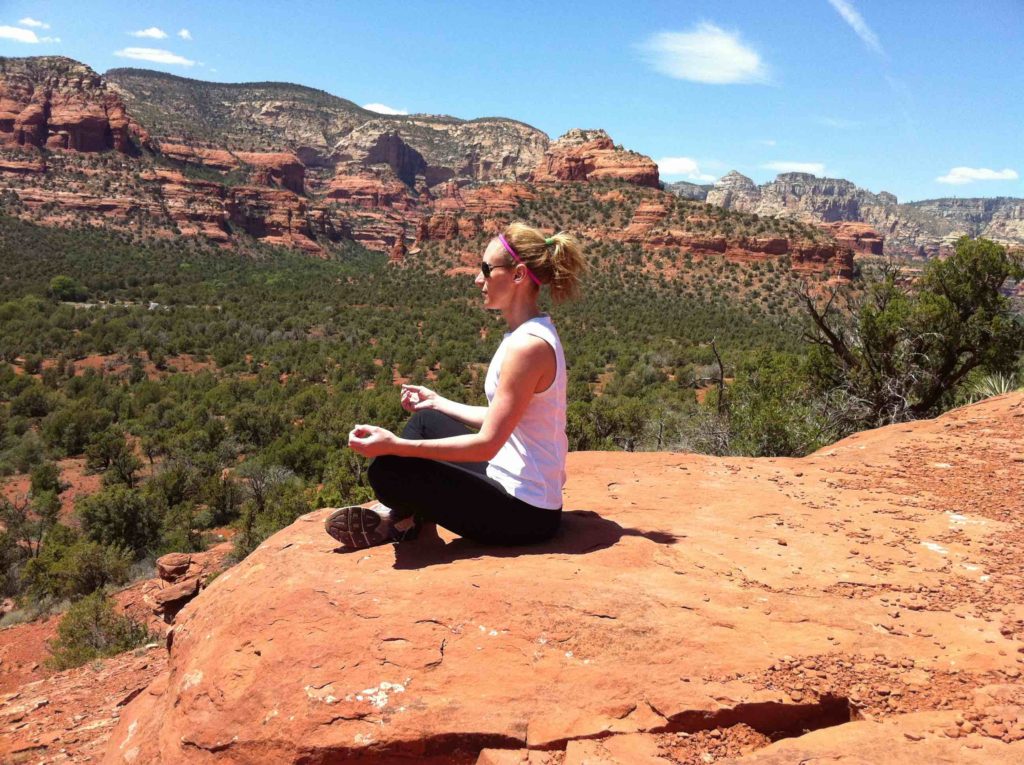 Meditate-Outside-Sedona-Arizona