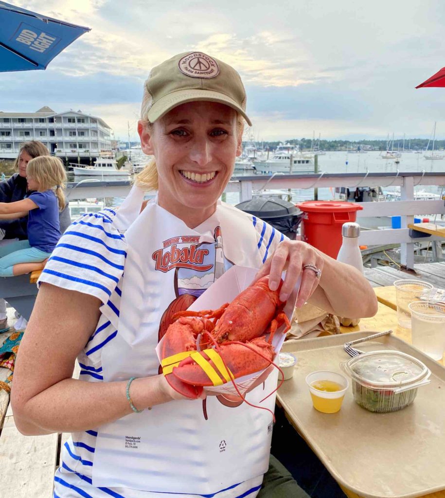 merry-eating-lobster-at-boothbay-maine-lobster-pound