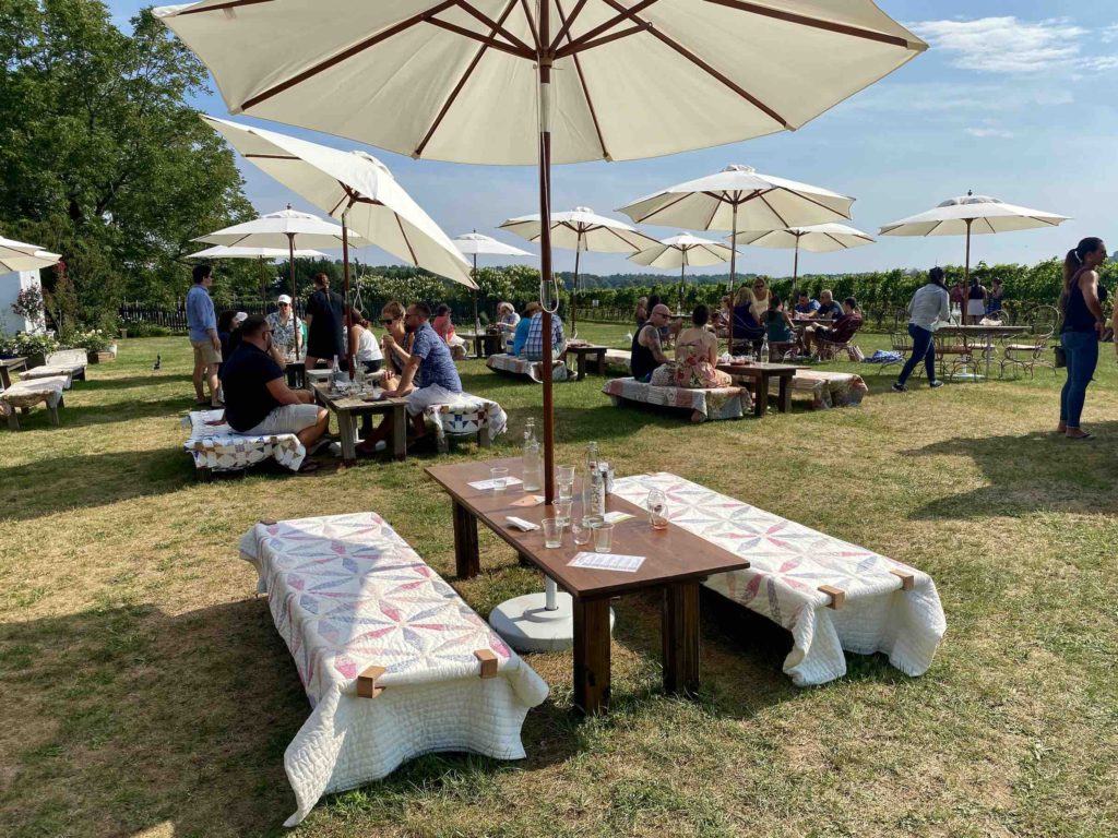spread-out-picnic-tables-for-socially-distanced-seating-during-covid-19-croteaux-vineyard-north-fork